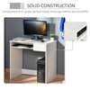Compact Computer Table with Keyboard Tray Drawer Study Office Work Writing Desk
