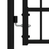 Fence Gate with Spear Black 305x198 -coated Steel M0R3