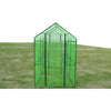 Reinforced Steel Walk-in Polytunnel Greenhouse with Door Plant Grow House Garden