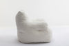 Upholstered Soft Fabric Tufed Bean Bag Foam Memory Resilience Sponge Chair QB