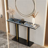 Modern 39in Console Table Living Room Entryway Table with Scratch-proof Foot Pad