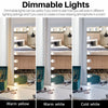 20 LED Vanity Makeup Mirror 3 Color Lighting Modes Hollywood Wall Lighted Mirror