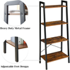 Ladder Shelf, Bookshelf, 4-Tier Storage Organiser Shelves, Shelving Unit,