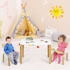 Ergonomic 3PCS Kids Table and Chair Set Children Drawing Writing Furniture