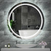 Chic 60cm Round Bathroom Mirror Illuminated Vanity Makeup Mirror Studio Beauty