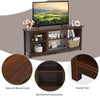 2-in-1 TV Stand for TVs up to 65 Inches Wooden TV Console Table Media Canter