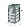 3/4/5/6 Rolling Drawers Storage Unit Jewellery School Study Table Top Under Desk