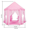 Children Kids Play Tent Fairy Princess Girls Boys Hexagon Playhouse House UK