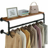 41" Long Upgraded Industrial Pipe Clothes Rack Boutique Display Garment Rack Bar