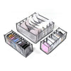 3Pcs Foldable Underwear Storage Box Compartment Underpants Bra Organizer Drawer