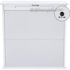 Bathroom Wall Cabinet Storage Cupboard with Mirror Wooden Shelves White Or Grey