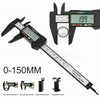 Digital Vernier Caliper Micrometer Measure Tool Gauge Ruler 150mm Black UK