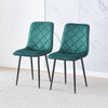 Dining Chairs 2er Set, Velvet Cover Chair for Dining Room, Chairs Set of 2