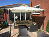 Garden Gazebo Ecru Party Shelter Patio Shade Outdoor Malaga Sun Canopy 3m x 3m