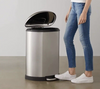 Brushed SS 50 LITRE 13.2 Gallon Soft-Close Bin with Foot Pedal RRP £79.99