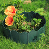 Flexible Plastic Wooden Effect Lawn Border Edge Garden Edging Picket Fencing Set