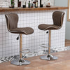 1/2/4/6x Bar Stools Gas Lift Swivel Faux Leather Kitchen Breakfast Counter Salon