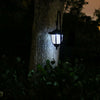 2PCS Solar LED Shepherd Style Hanging Garden Lantern Coach Outdoor Lamp Lights