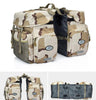 LEVEL 50L Waterproof Bike Motorcycle Rear Rack Bag Bicycle Canvas Saddle Bag