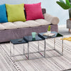 Marble Pattern Nest Of 3 Coffee Table Nested Tables Side Sofa End Nesting Tables