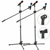 Professional Boom Microphone Mic Stand Holder Adjustable With 2 Free Clips