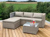 Victoria Rattan Garden Furniture Corner Sofa Lounge Set In/Outdoor Extra Wide