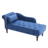 Chesterfield Tufted Chaise Longue 2 Seater Lounge Sofa Bed Accent Bed End Chair