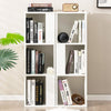 2PCS Bookshelf Display Shelf 3-tier Wooden Cube Storage Organizer Living Room