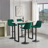 Adjustable Bar Stools Set of 2 4 6 Swivel Barstool W/ Footrest Kitchen