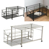Slide Out Drawer Basket Metal Wire Organizer Under Sink Bathroom Storage Unit