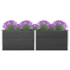 Garden Raised Bed 200x50x91 WPC Grey A3D3