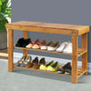 Shoe Bench Bamboo Shoe Rack 3 Tier Shoe Storage Organiser Shelf Stand Natural UK