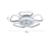 Modern 5 Heads Fan Wall Ceiling Light LED Daylight White Pendant Chandelier Lamp