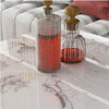 Double Nested Coffee Table Set Marble Nesting Sofa Side Table Sintered Stone Top