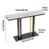 Modern 39in Console Table Living Room Entryway Table with Scratch-proof Foot Pad