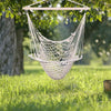 Comfort Hanging Rope Hammock Swing Chair Macrame Soft Outdoor Indoor Seat Beige