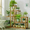 Small Medium Large Multi Tier Tiered Plant Stand Carbonized Shelf Holder Flower