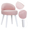 Velvet Dressing Table Stool Bedroom Vanity Makeup Stool Bedroom Chair Piano Seat