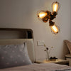 Vintage Ceiling Lights Adjustable Socket Industrial Chandeliers Metal Wire Cage
