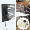 Industrial Axial Flow Plate Extractor Fan Factory Warehous Kitchen Speed Control