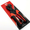 New Revolving Leather Hole Punch Pliers Puncher Leather Cut Belt Eyelet 6 Sizes