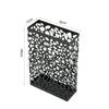 Fashion Metal Umbrella Storage Stand Rain Water Drip Holder Basket Home Office
