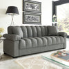 Chesterfield Sofa Bed 3 Seater Click-Clack Double Sleeper With Cushion & Storage