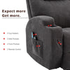 Power Lift Chair Electric Riser Heated Armchair Massage Cinema Recliner Sofa QW