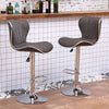 1/2/4/6x Bar Stools Gas Lift Swivel Faux Leather Kitchen Breakfast Counter Salon