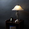 Barley Twist Table Lamp Traditional Glass Living Room 47CM Tall Light LED Bulb