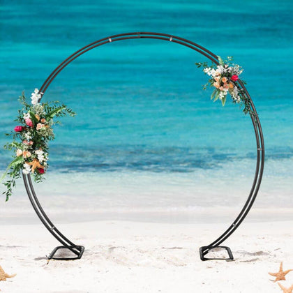 Circle Wedding Stand Arch Frame Flower Rack Backdrop Birthday Party Event Props