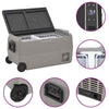 Cool Box with Wheel and Black & Grey 60 L & PE J8L0