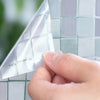 Window Film PVC Frosted Self Adhesive Privacy Glass Cover Sticker Bathroom Home