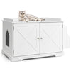 Large Cat Litter Box Enclosure Hidden Cat Washroom Cat House with Storage Rack